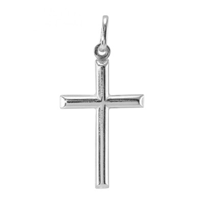 Pendentif argent croix 18x35mm