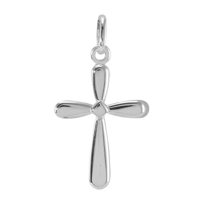 Pendentif argent croix 18x35mm