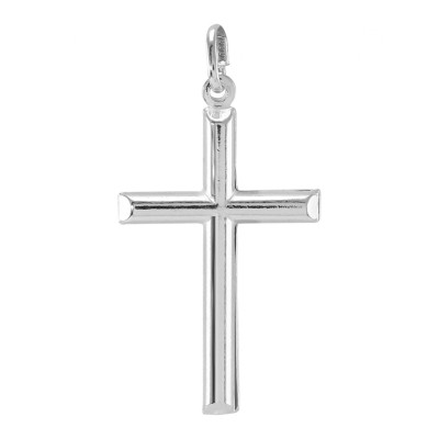 Pendentif argent croix 23x45mm