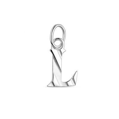 Pendentif Argent  Lettre L - Initiale L