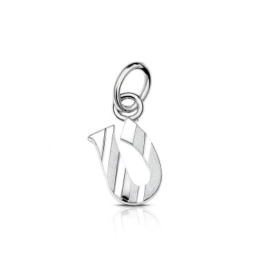 Pendentif Argent  Lettre U  - Initiale U