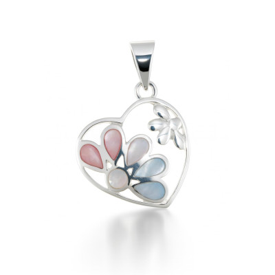 Pendentif Argent  Nacre