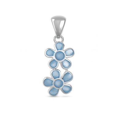 Pendentif Argent  Nacre
