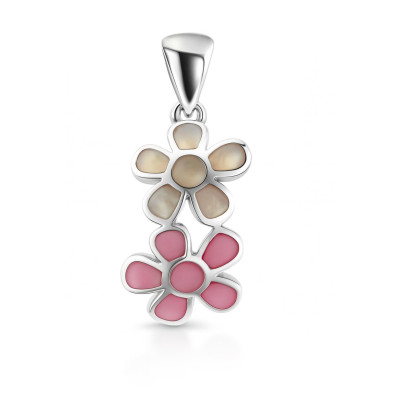 Pendentif Argent  Nacre