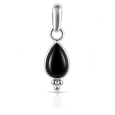 Pendentif Argent Onyx