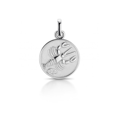 Pendentif Argent Zodiaque Cancer Diam. 12mm
