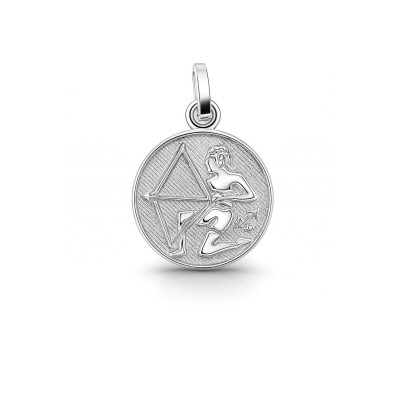 Pendentif Argent Zodiaque Sagittaire Diam. 12mm
