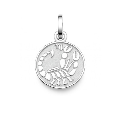 Pendentif Argent Zodiaque Scorpion Diam. 12mm