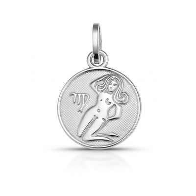 Pendentif Argent Zodiaque Vierge Diam. 12mm