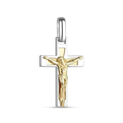 Pendentif Croix avec le Christ 2 Ors 375 