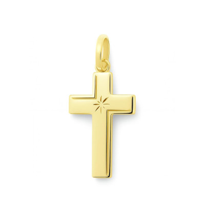 Pendentif croix en or Jaune 750