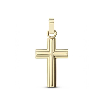 Pendentif Croix Or Jaune 375