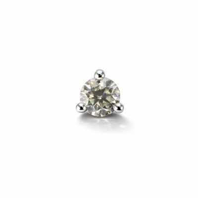 Pendentif Or Blanc 750 Diamant 0.70 carat