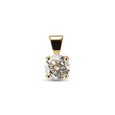 Pendentif Or Jaune 750 Diamant 0.71 carat