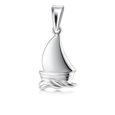 Pendentif Voilier Argent  
