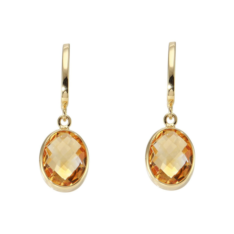 Clous d'oreilles or jaune Anabela 5 mm 18 Ct. | Alda
