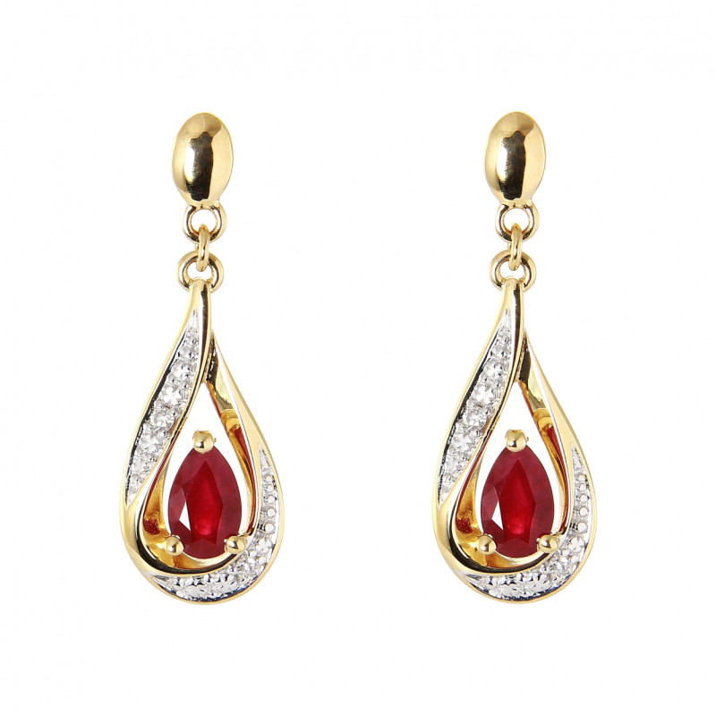 Boucles D'oreilles Pendantes Femme - Forme Ovale Et Cubique - Style élégant Et Brillant - Pour Soirée, Fête, Cadeau - 11