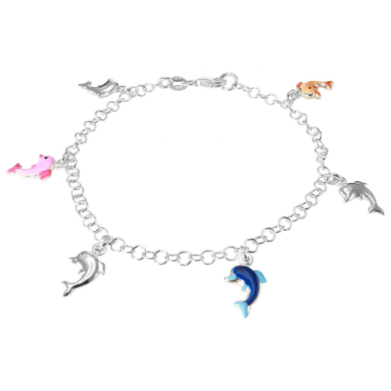 Collier Enfant Petit Panda En Argent Sterling - 45 Cm Réglable - Cadeau Enfant Avec émail Coloré - 4
