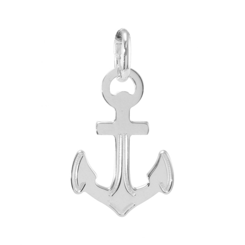 Pendentif Ancre Marine En Argent 925 – MATERIA KA-8 Avec Cordage, Style Vintage Oxydé Pour Homme