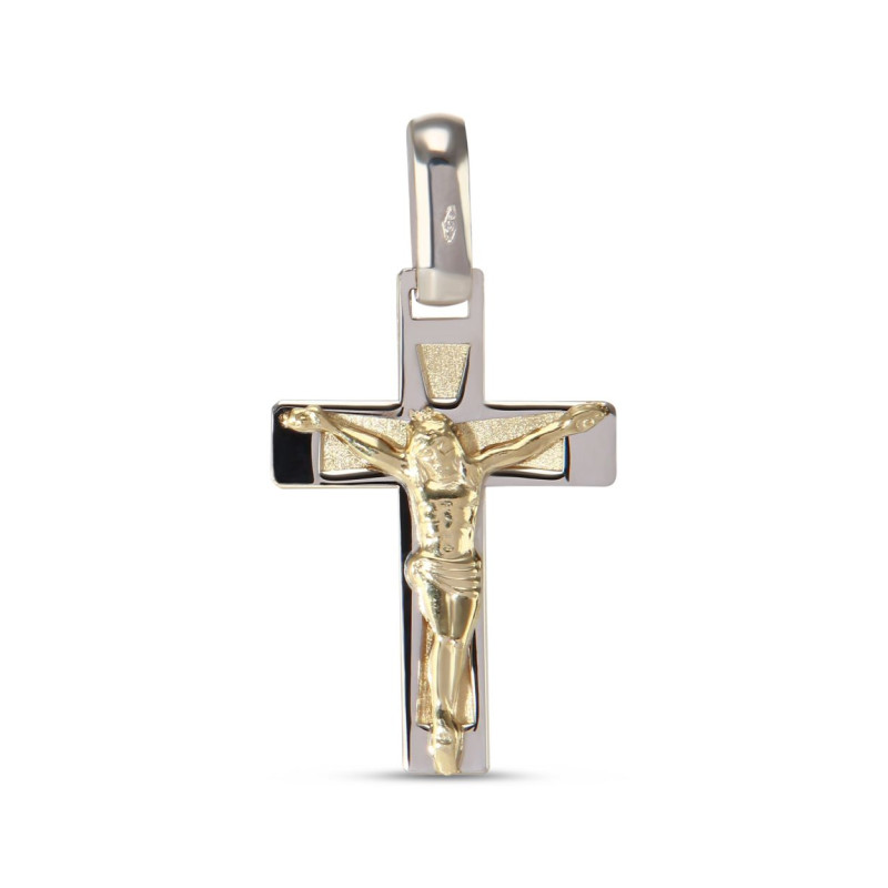 Pendentif Croix avec le Christ 2 Ors 375 