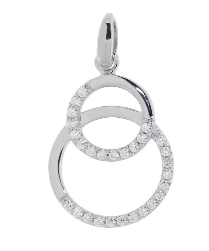 Pendentif Argent Zircone Rhodie 582392 main image 0