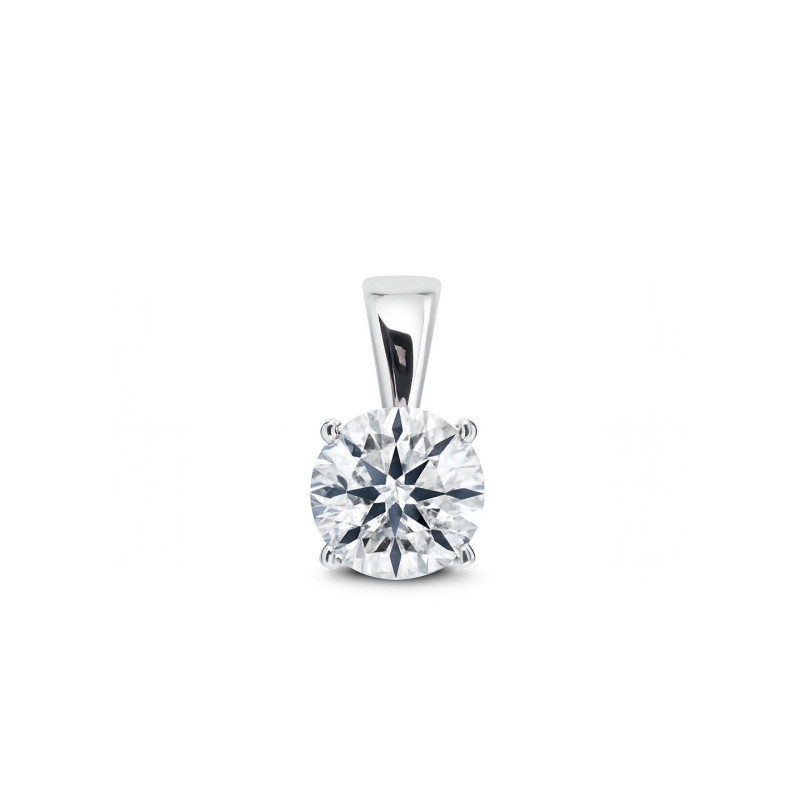 Pendentif Croix En Or Blanc 9 Carats Avec Oxyde De Zirconium - 34mm X 18mm - Neuf Avec étiquettes