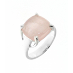 bague quartz rose