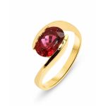 bague tourmaline rose