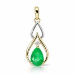 Émeraude De Laboratoire - Poire 6x8mm, 1.5ct, Qualité AAAAA (Neuf Sans Boîte)