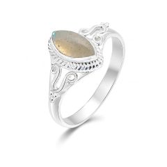 Bague Argent 925 Forme Navette 1,37g - Modèle STEARBAG-120225-C22 - Occasion
