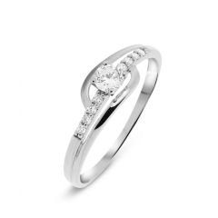 Bague Or Blanc Diamant