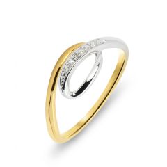 Bague Or Jaune 750 Diamant 0.005 carat