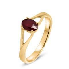 Bague Rubis Or Jaune