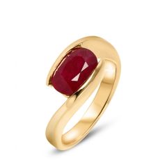 Bague Rubis Or Jaune