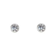 Boucles d'oreilles Argent Oxyde de Zirconium 5mm