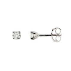 Boucles d'oreilles Or Blanc Diamant 0.25ct H i1