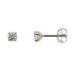 Boucles d'oreilles Or Blanc Diamant 0.30ct H i3