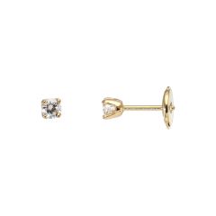 Boucles d'oreilles Or Juane 750 Diamant 2x0.13 carat