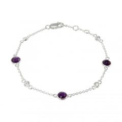 bracelet amethyste