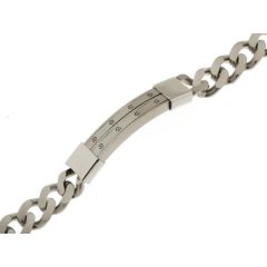Bracelet Gourmette pour Homme en Acier