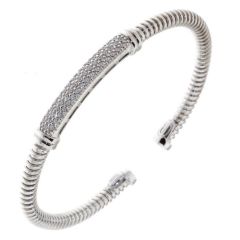 Bracelet Jonc Argent 925 et Oxyde de zirconium
