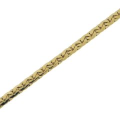 Bracelet Maille Haricot 33mm x 18cm Or Jaune 750