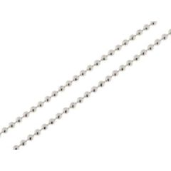 Chaine Argent boules - 1.9mm - 45cm