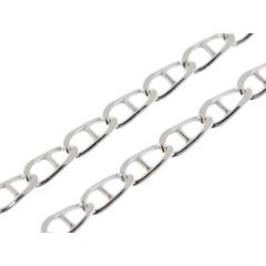 Chaine Argent Homme Maille Marine 3.7mm - 50cm