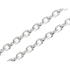 Chaine Argent Maille Forcat 2.5mm - 40cm