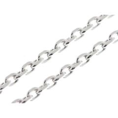 Chaine Argent Maille Forcat 2.8mm - 40cm