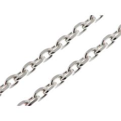 Chaine Argent Maille Forcat 2.8mm - 45cm