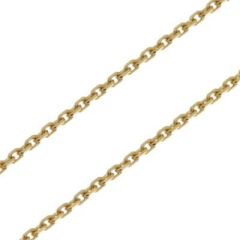 Chaine Or 750 maille forçat 1.6mm - 40cm