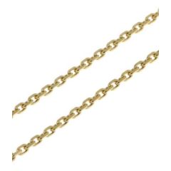 Chaine Or 750 maille forçat 1.9mm - 50cm