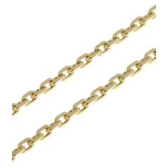 Chaine Or 750 maille forçat 2.4mm - 45cm
